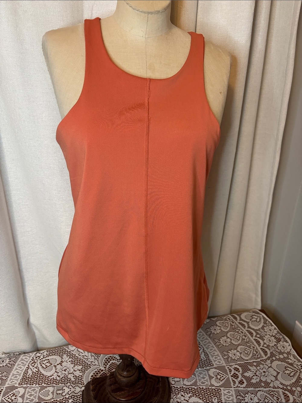 MTA Sport Orange Athletic Tank Large